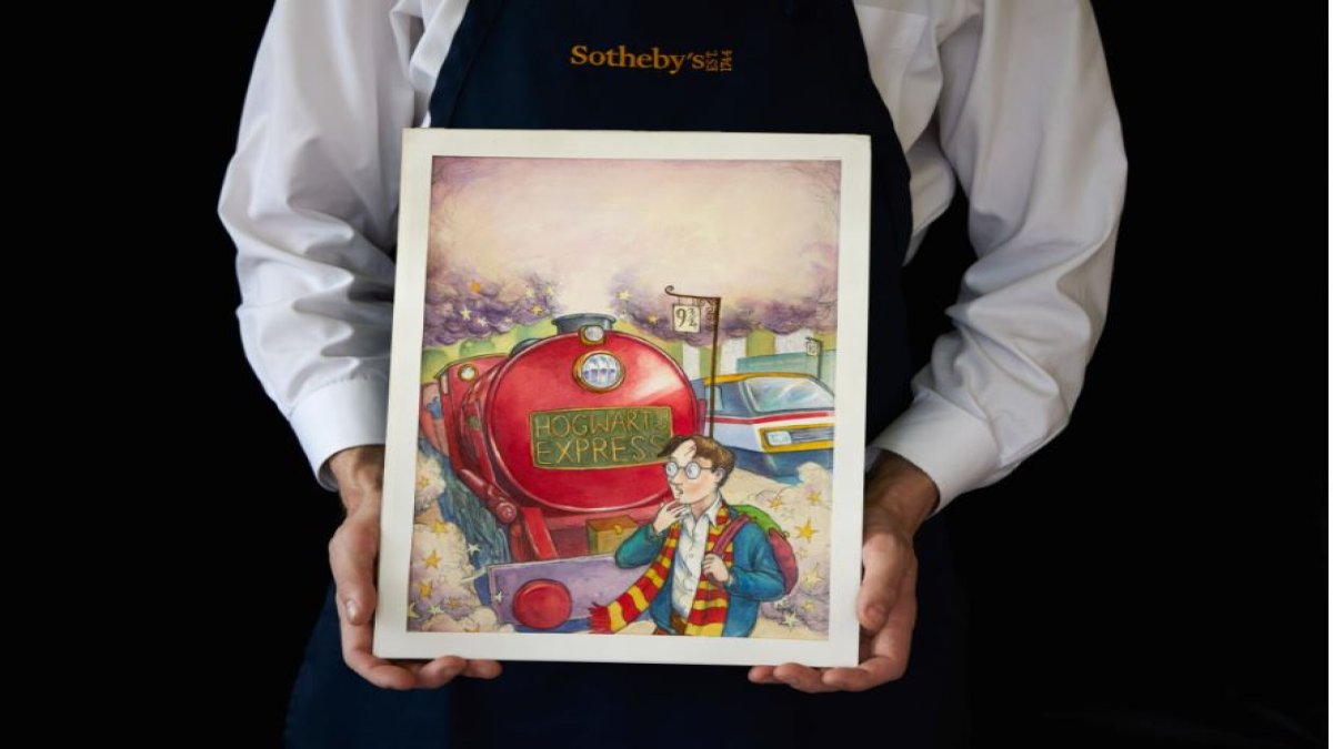Harry Potter’ın ilk kapak çizimi 1.9 milyon dolara satıldı
