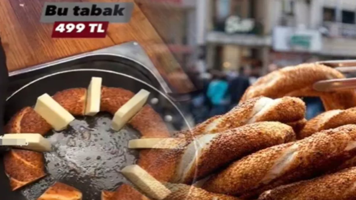 499 TL'lik simit tabağı fiyatıyla gündem oldu! Simit bile artık lüks oluyor: Bir aile gitse maaş bitti