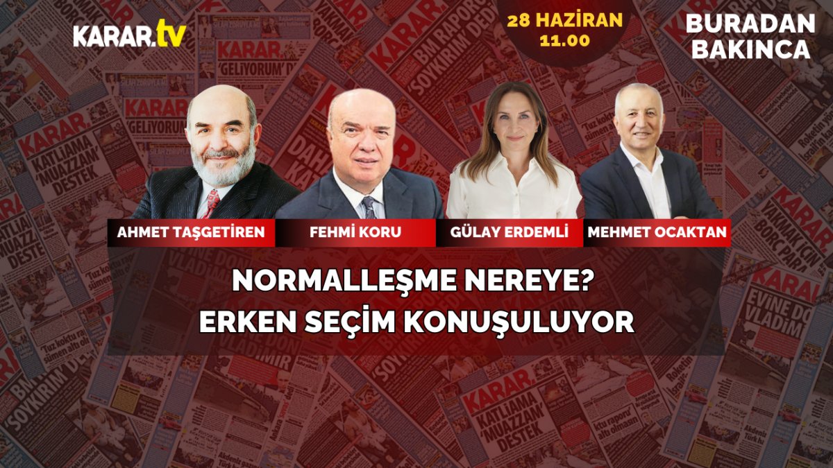 Normalleşme nereye? Erken seçim konuşuluyor...