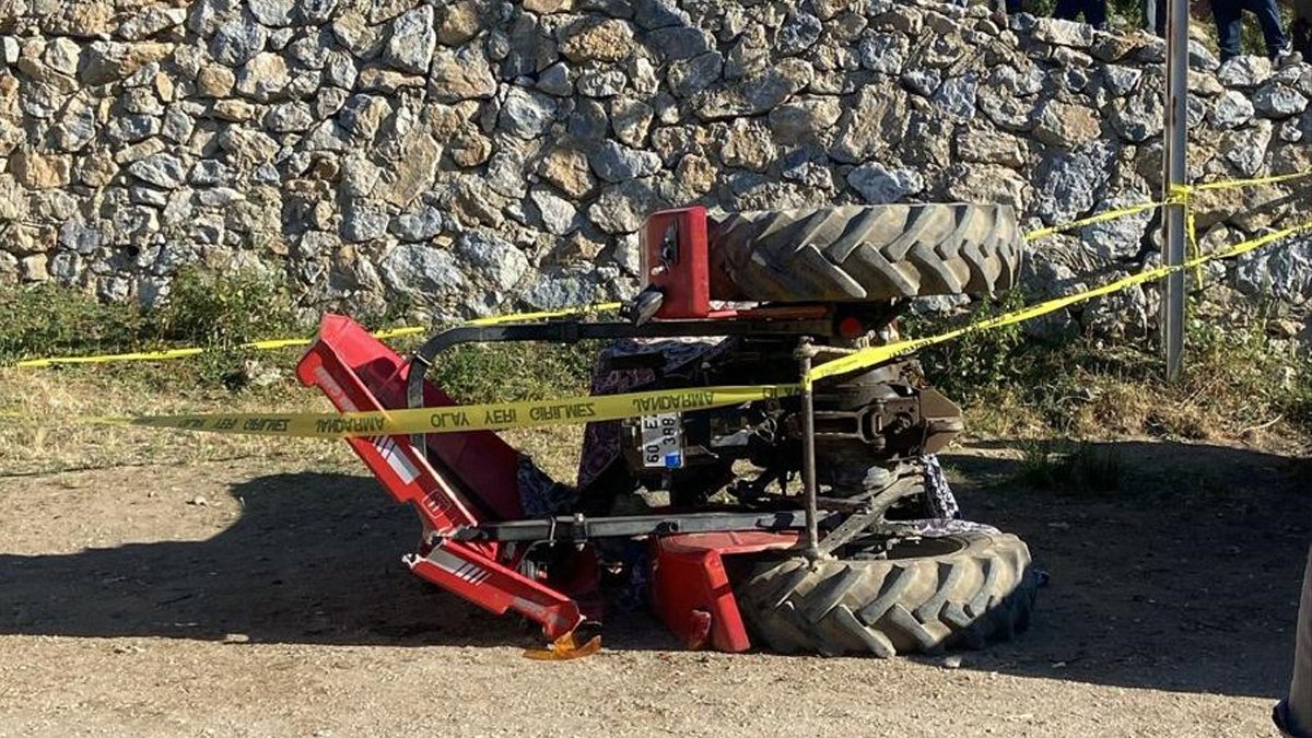 Öldüren oyun! Traktör aniden hareket edince...