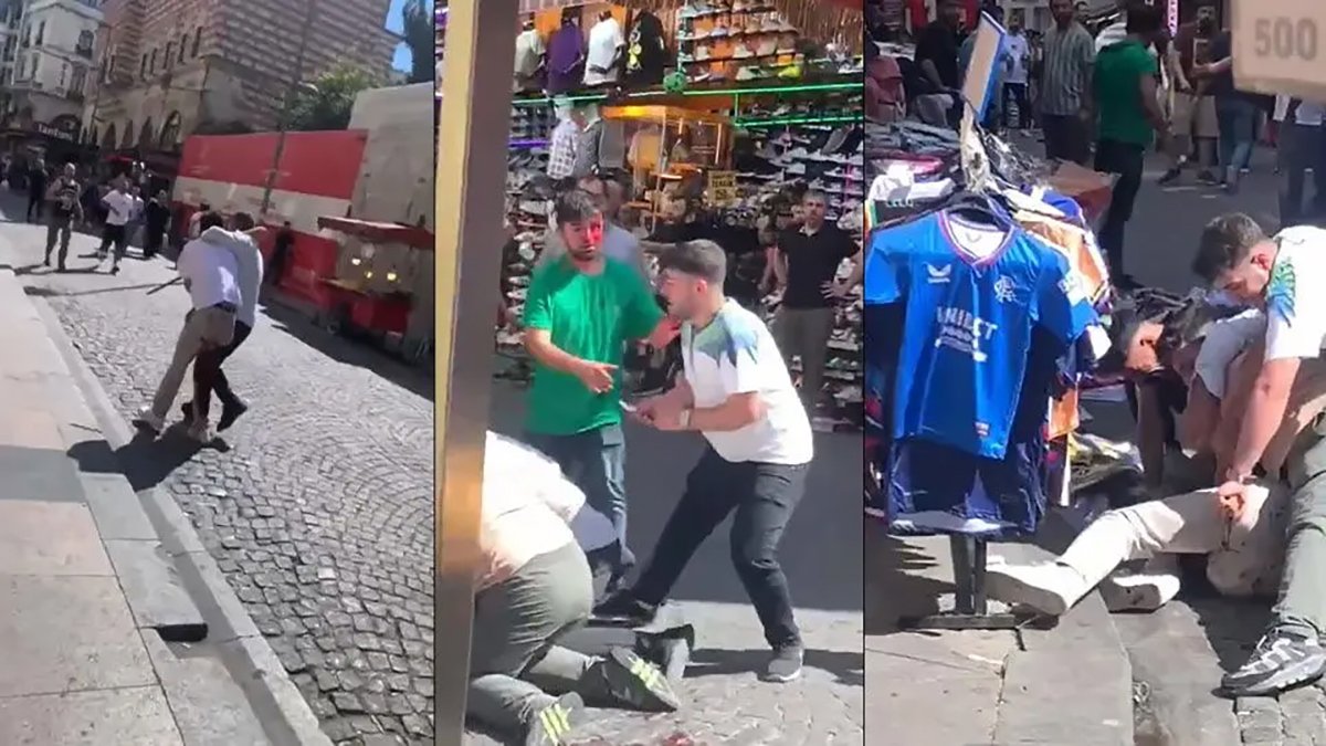 Tarihi Mısır Çarşısı’nda feci kavga! Bıçaklar çekildi, silahlar patladı