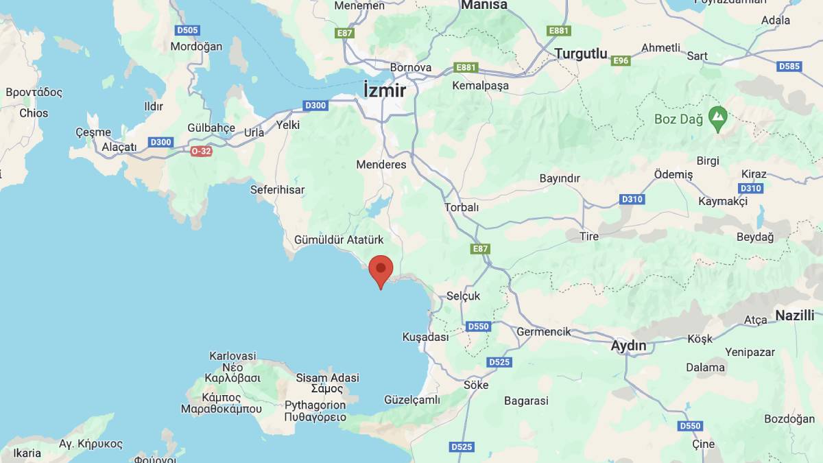 Ege Denizi'nde deprem
