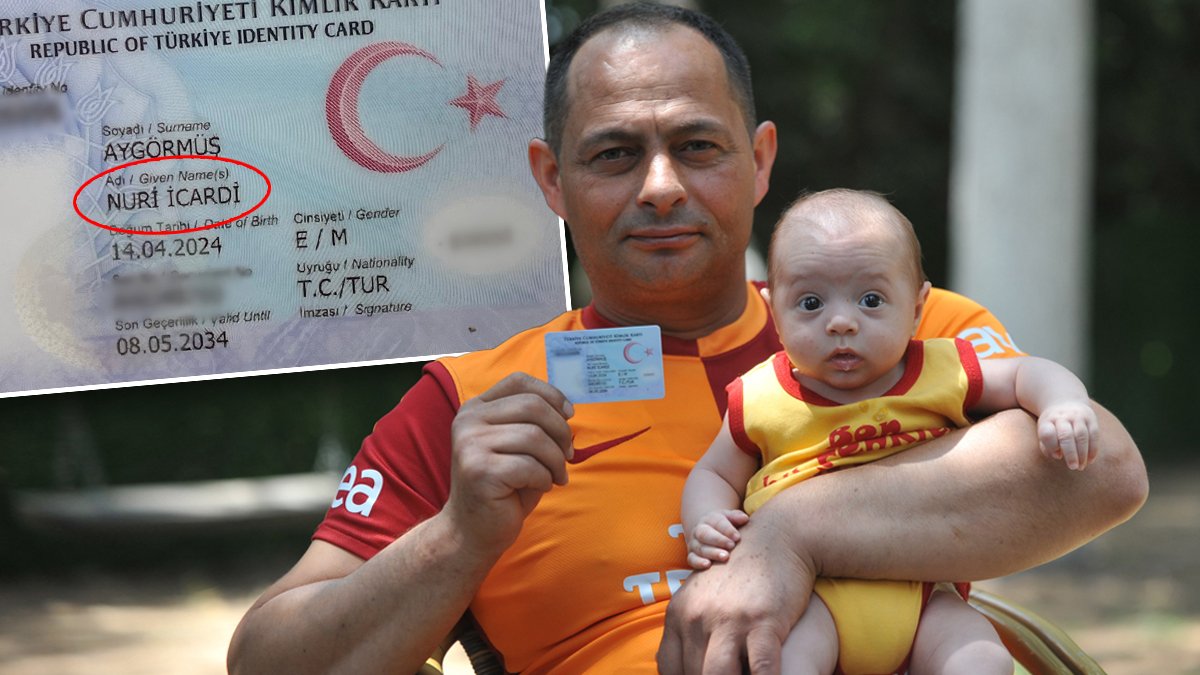 Onun için hayat sarı-kırmızı: Oğluna 'Nuri Icardi' adını verdi