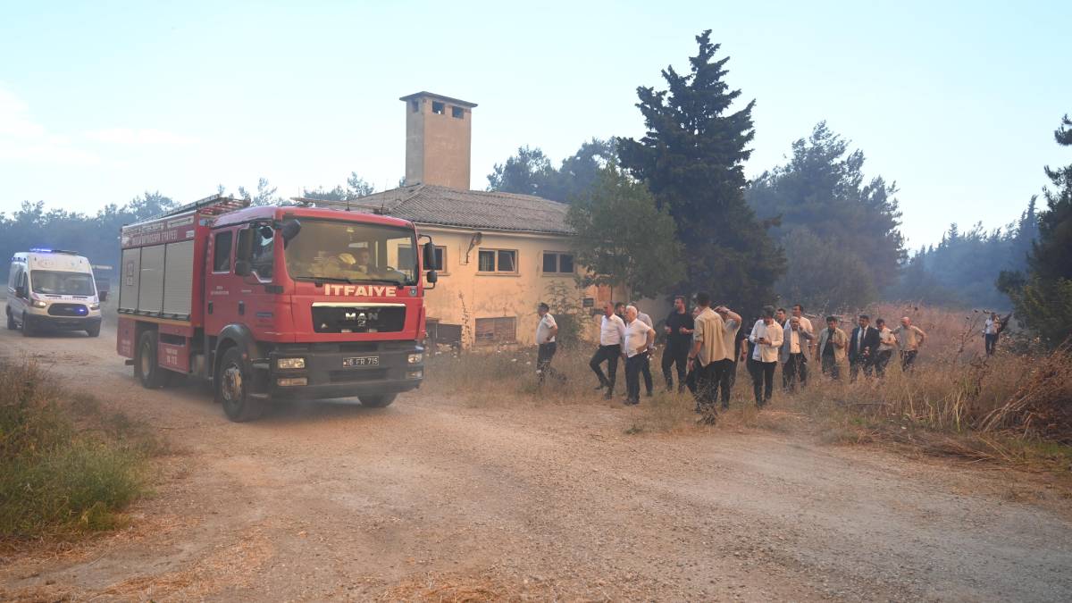 Bursa’da yangın seferberliği sürüyor