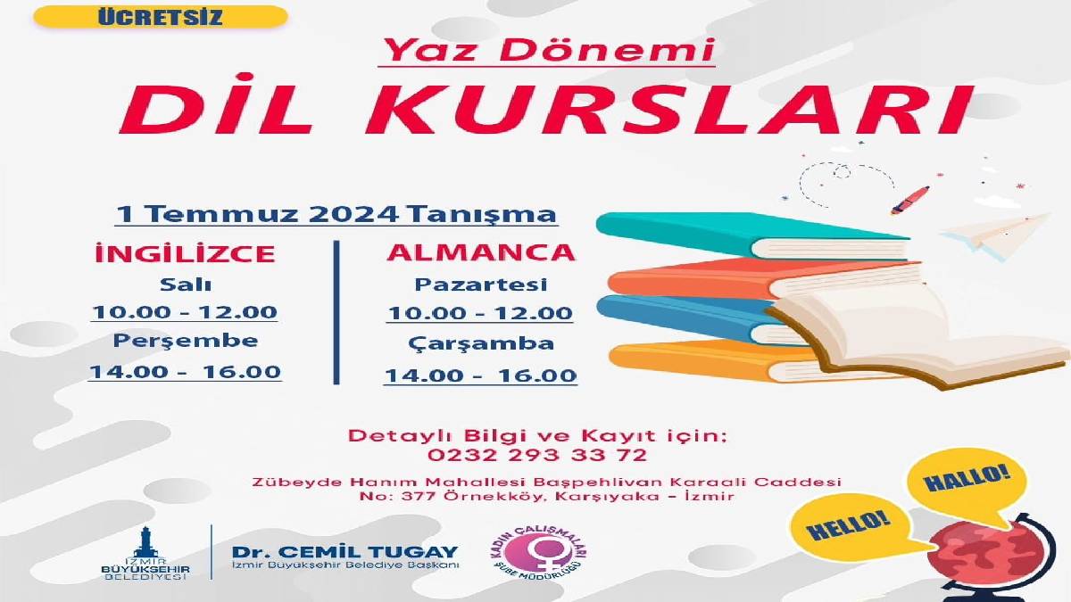 Kadınlar yaz döneminde dil öğrenecek