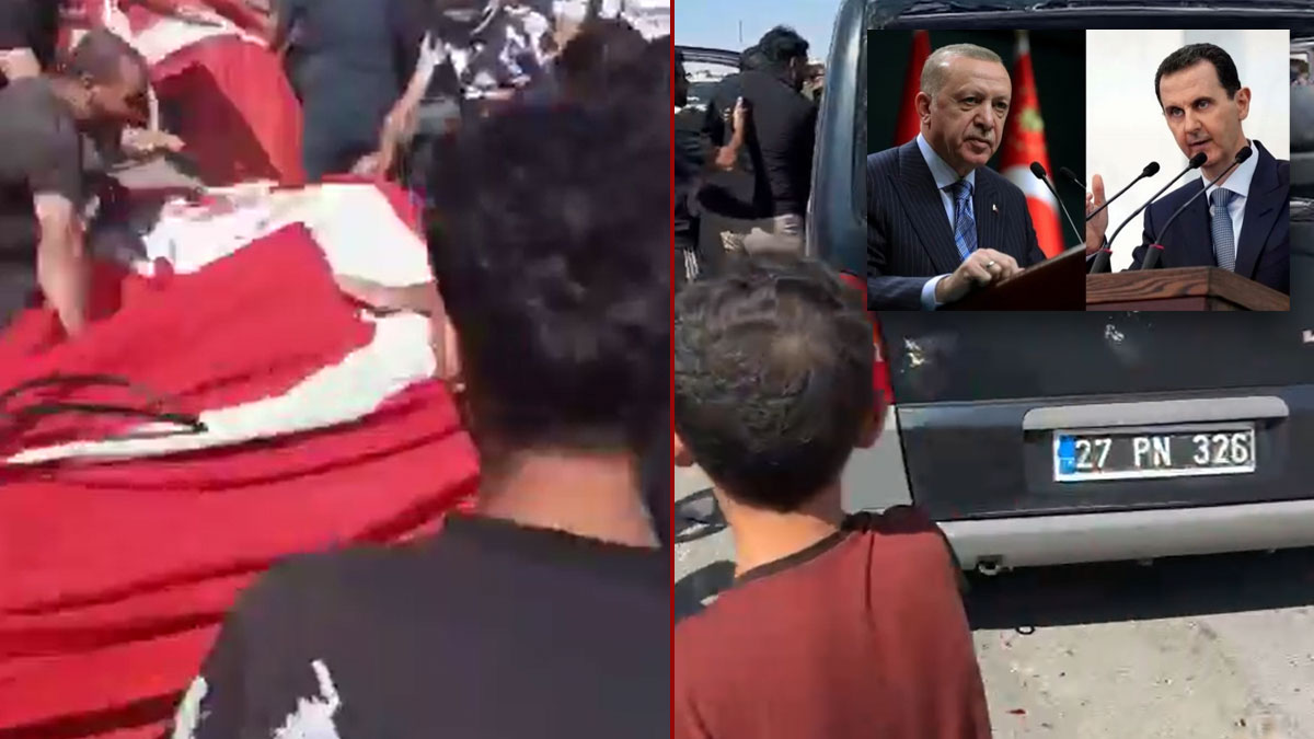 Yakınlaşma mesajları mı neden oldu? Suriye'de Türkiye plakalı araçlara ve binalara saldırı