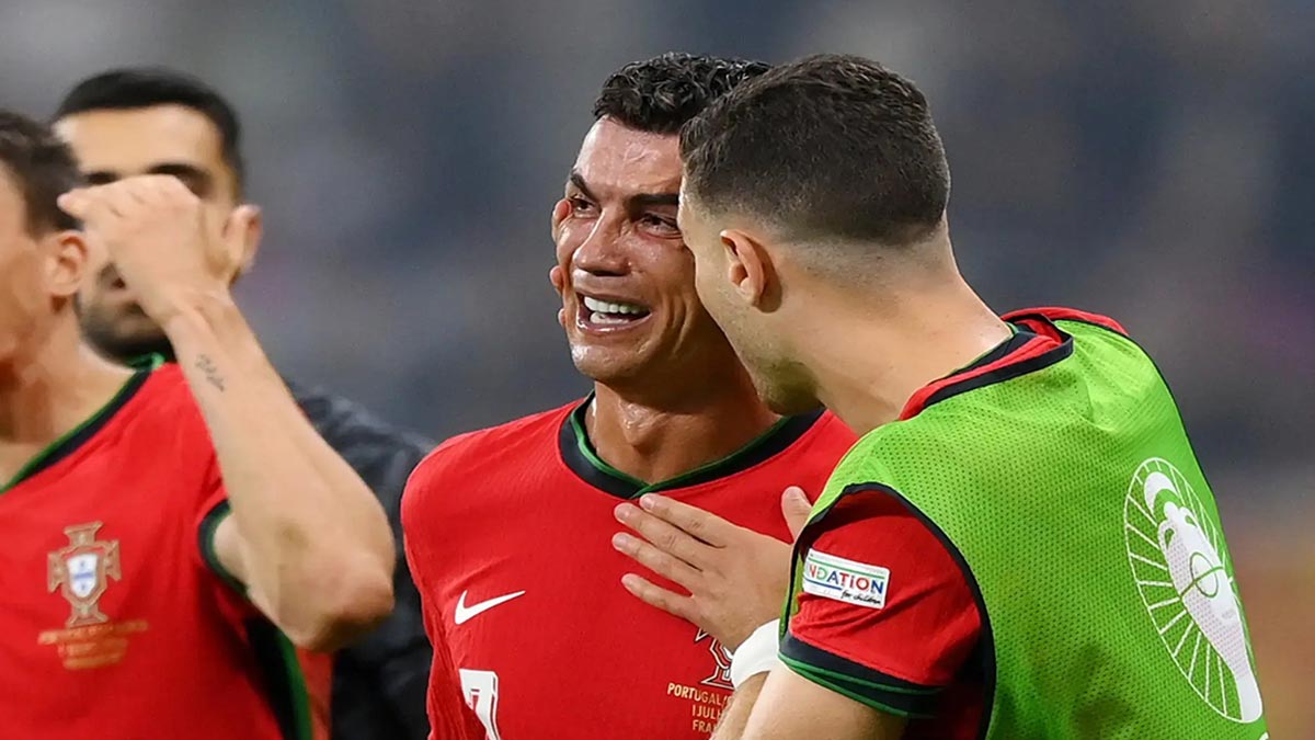 EURO 2024'te gündem Ronaldo'nun gözyaşları