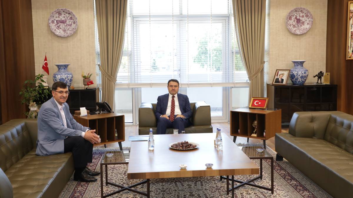 Başkan Kahveci’den Vali Musa Işın’a ziyaret