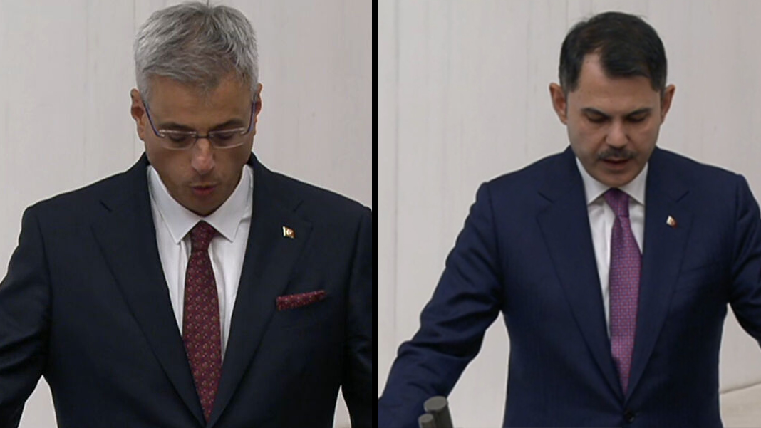 Murat Kurum ve Kemal Memişoğlu'dan Meclis'te yemin