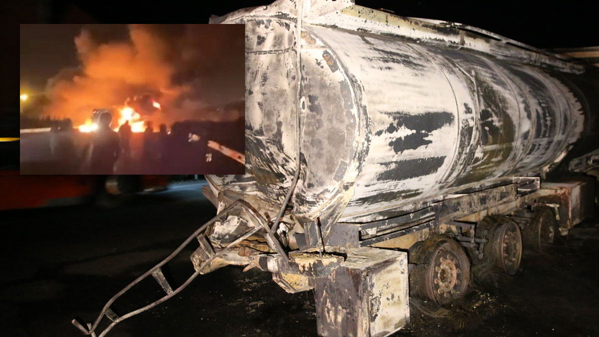 Şanlıurfa'da iki tankerin çarpıştığı kazada bir sürücü öldü