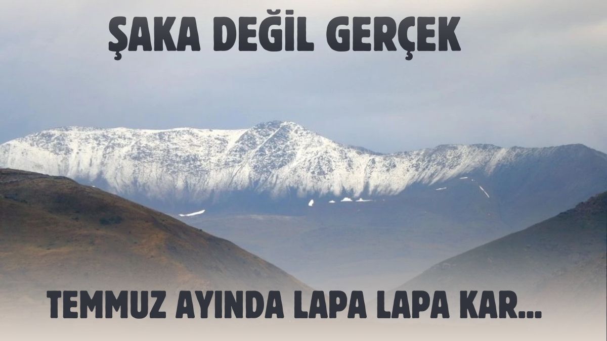 Temmuz kazma kürek yaktırdı! O ilimize şok eden kar sürprizi: Herkes denize girerken onlar kar küredi