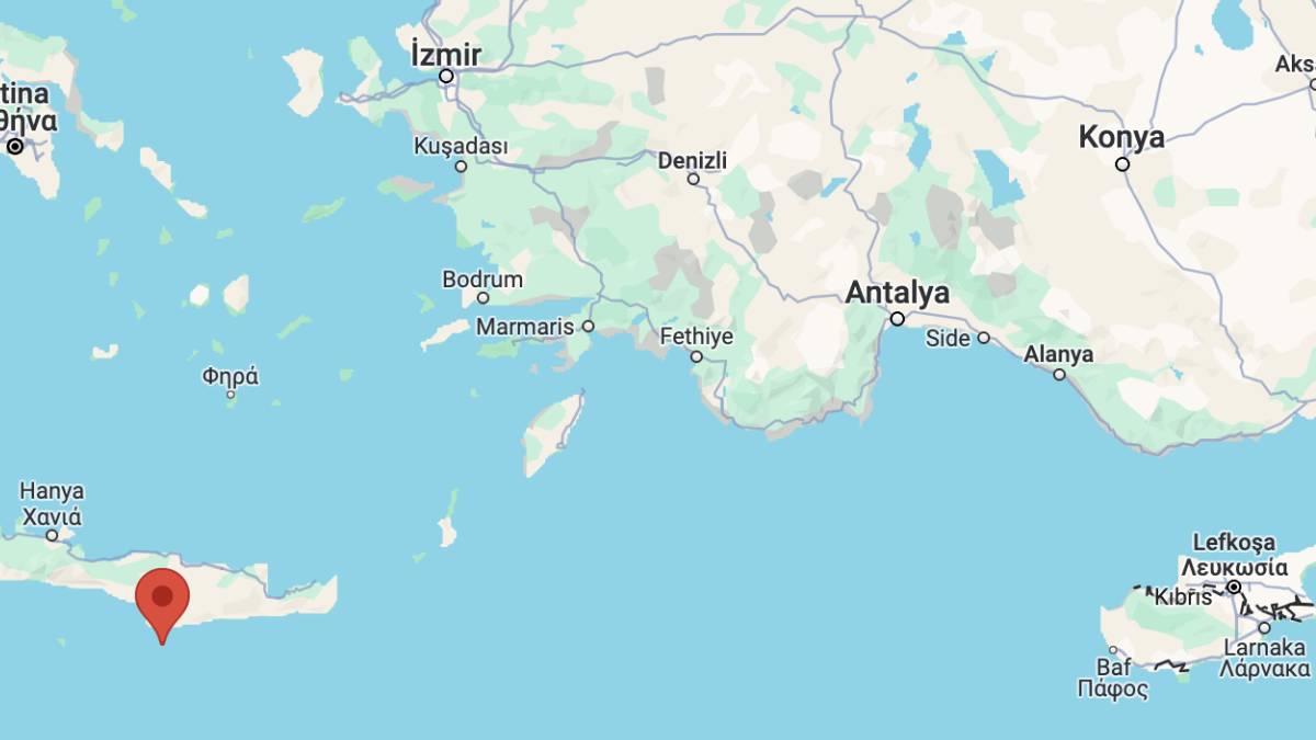 Akdeniz açıklarında deprem I Son depremler