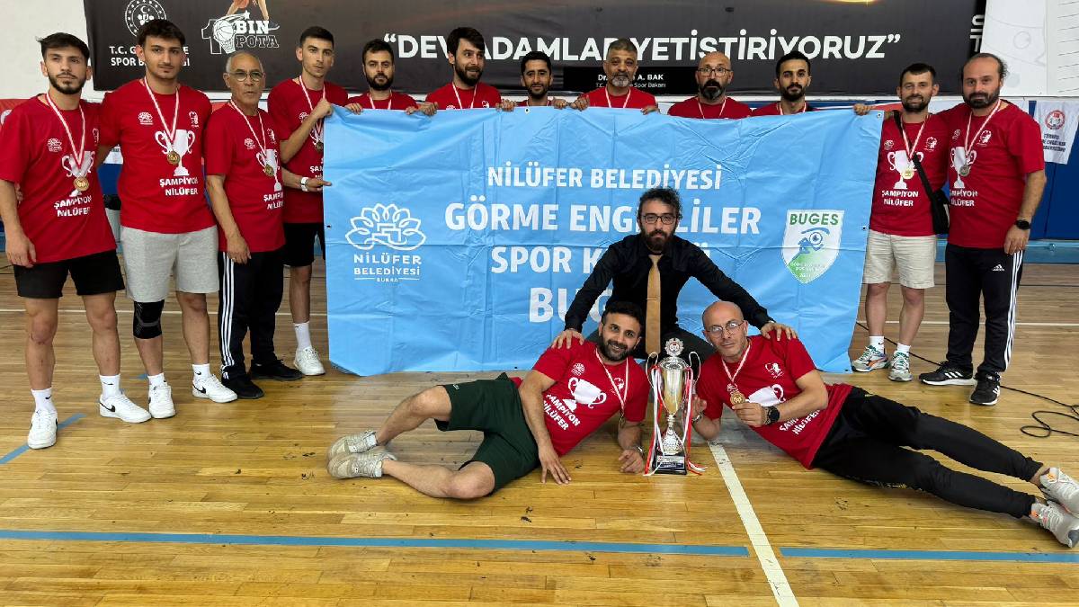 Nilüfer BUGES namağlup şampiyon