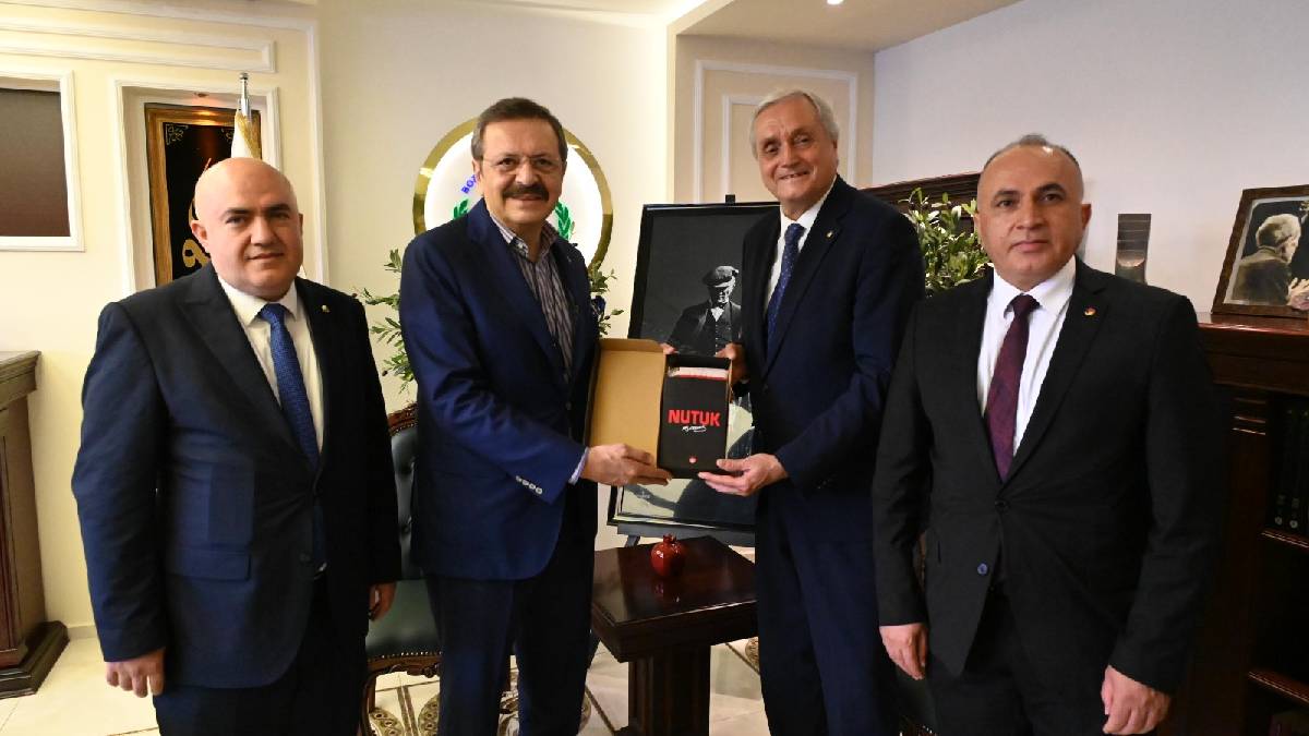 Başkan Bakkalcıoğlu’na Hisarcıklıoğlu’ndan ziyaret