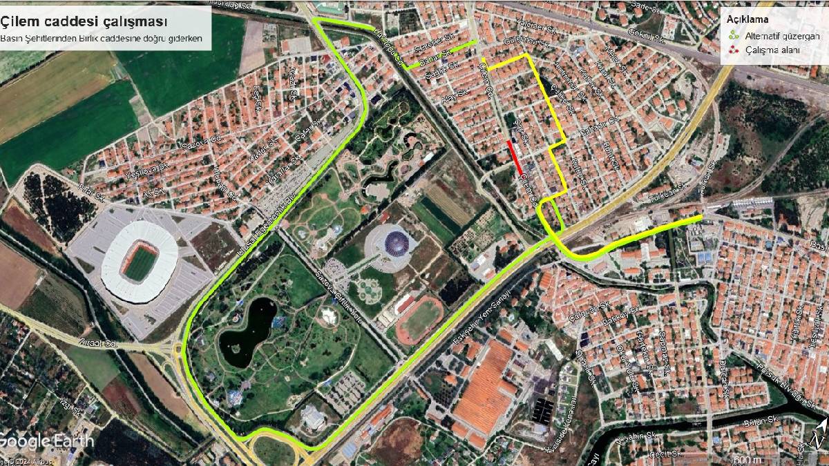 Çilem Caddesi’nde çalışma başlıyor