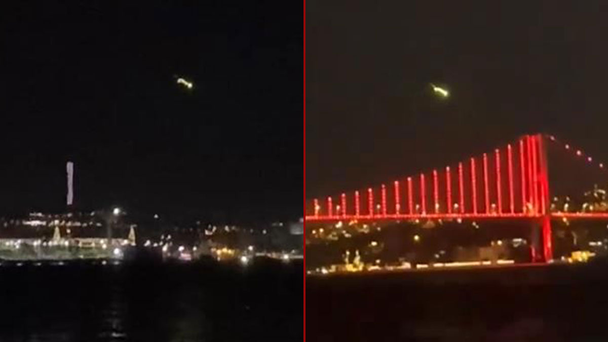 Gökyüzündeki parlak cisim heyecan uyandırdı