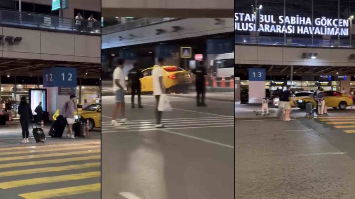 Alkollü taksici havalimanını birbirine kattı