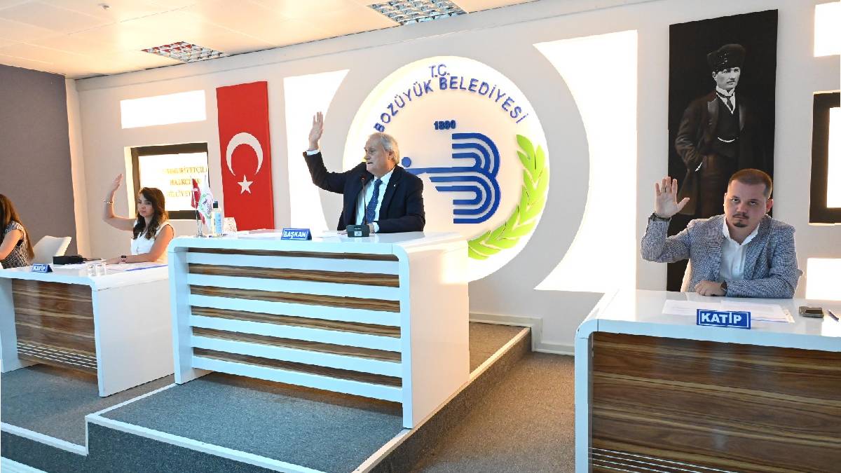Bozüyük Belediye Meclisi Temmuz ayı toplantısı ilk birleşimi yapıldı