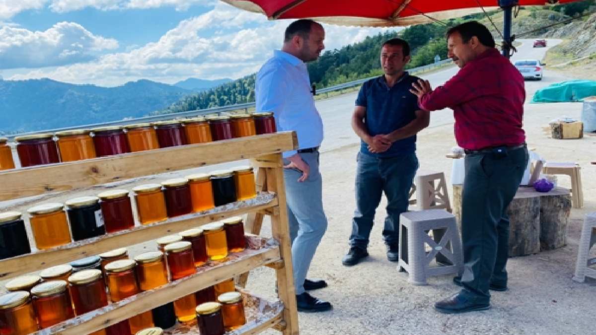 Yedigöller’in organik tezgahlarına destek! Köylünün geçim kapısı oluyor, yoldan geçen bile bundan şifalanıyor