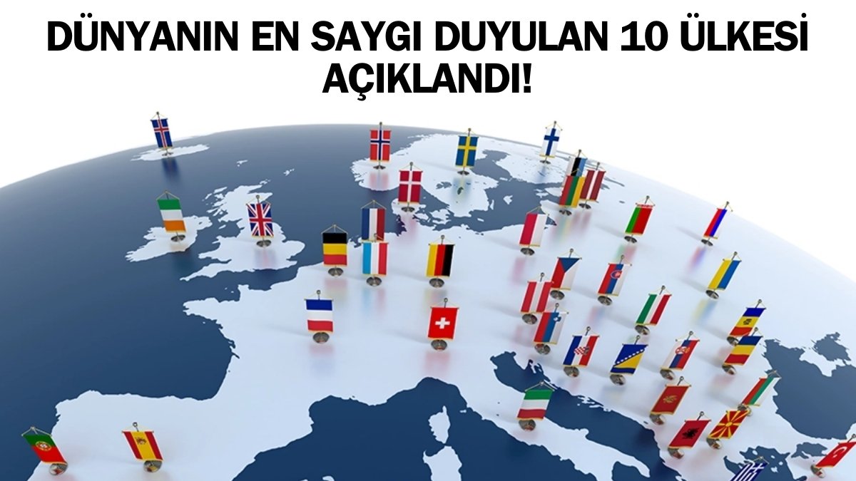 Dünyanın en saygı duyulan ülkeleri açıklandı! Herkesi şaşırtan Türkiye detayı... İlk sırada bakın hangi ülke var
