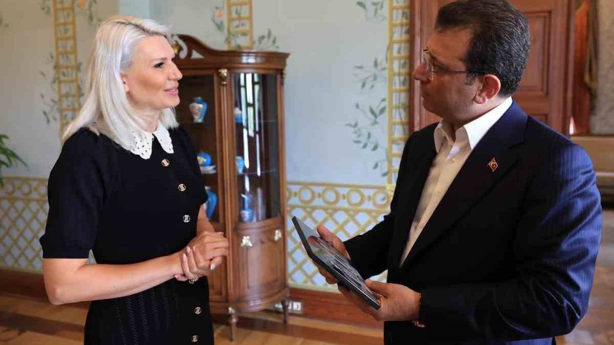 Bilecik Belediye Başkanı Melek Subaşı, İmamoğlu ile görüştü