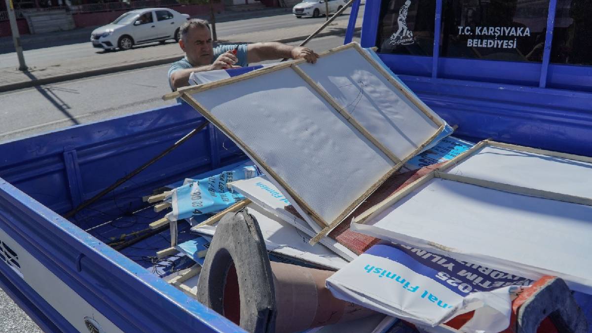 Karşıyaka’da çevre ve görüntü kirliliğine geçit yok!