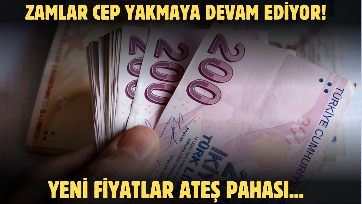 Zamların arkası kesilmiyor! 180 liradan 550 TL'ye çıktı: Yüzde 205 zam kararı