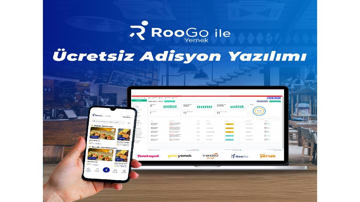 RooGo’nun 1 yıl boyunca adisyon yönetim yazılımı, restoranların maliyetlerini düşürecek