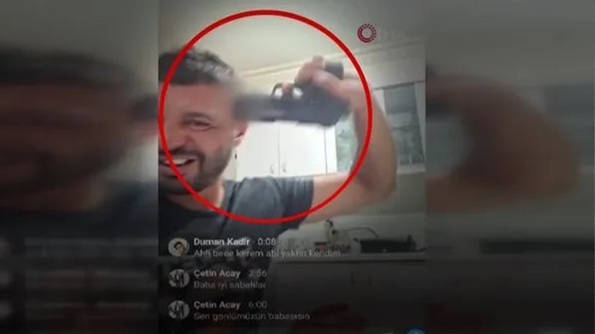 Akıl almaz olay! Canlı yayında yanlışlıkla kendini vurdu!