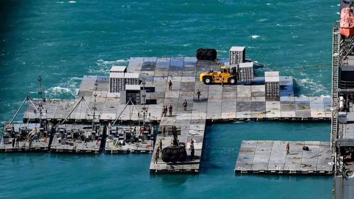 ABD Gazze'ye yardım için kurduğu limanı kaldırıyor