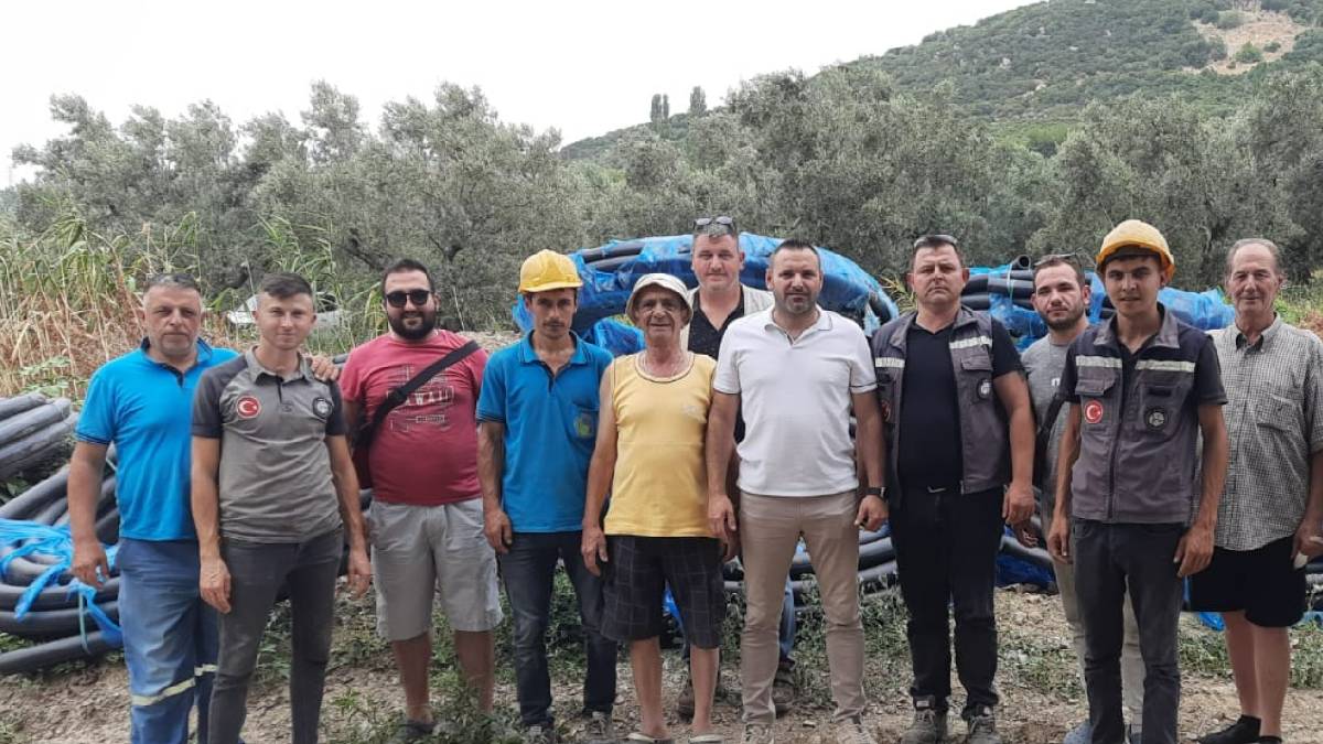 Başkan Akın, çiftçilerin mağduriyetini giderdi