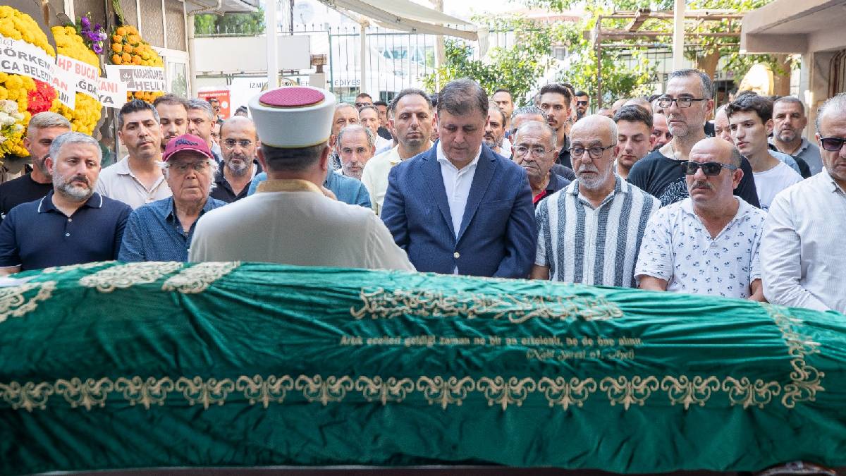 Başkan Tugay Öktemay’ı son yolculuğuna uğurladı