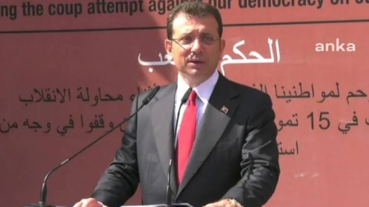 İmamoğlu'ndan 15 Temmuz açıklaması: Darbecilerin önünü açanlar hesap vermedi