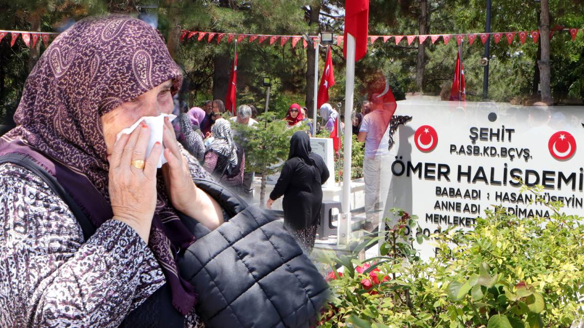 Ömer Halisdemir’in kabrine ziyaretçi akını