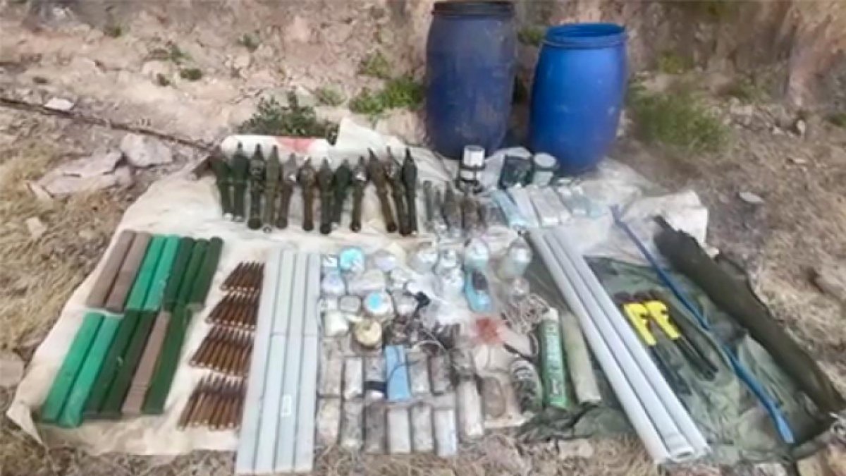 MSB: Pençe-Kilit operasyonu bölgesinde büyük mühimmat ele geçirildi