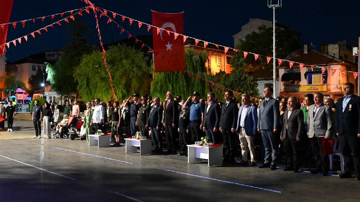 Bozüyük'te 15 Temmuz Demokrasi Ve Milli Birlik Günü anma programı düzenlendi