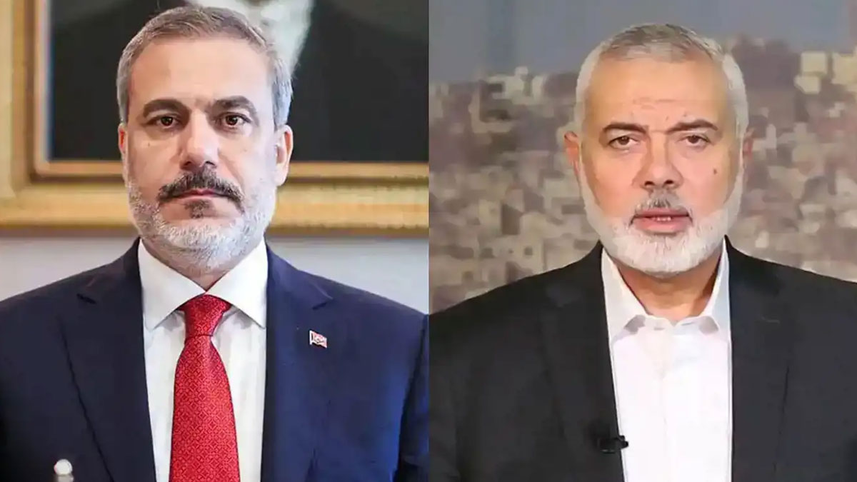 Fidan Hamas Siyasi Büro Şefi Haniye ile görüştü