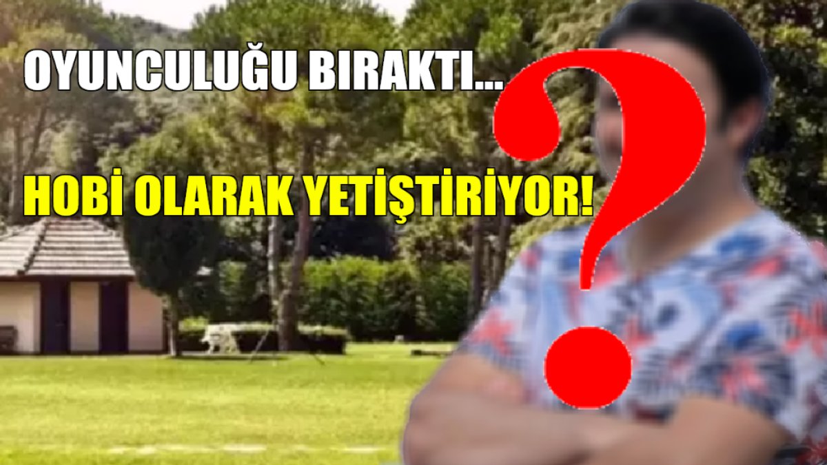 Oyunculuğu bıraktı, ticarete atıldı! 17 dönüm arazide yetiştiriyor: Hobi amaçlı başladığı işte şimdi yok satıyor