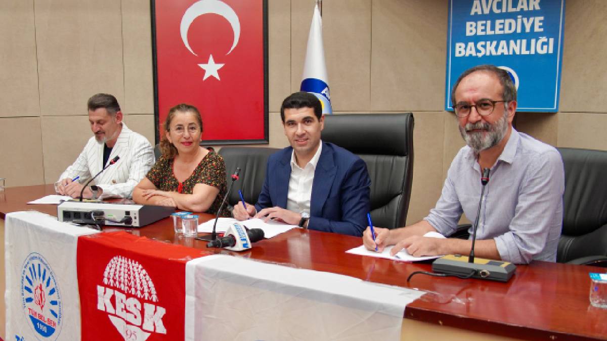 Avcılar Belediyesi’nde toplu iş sözleşmesi coşkusu