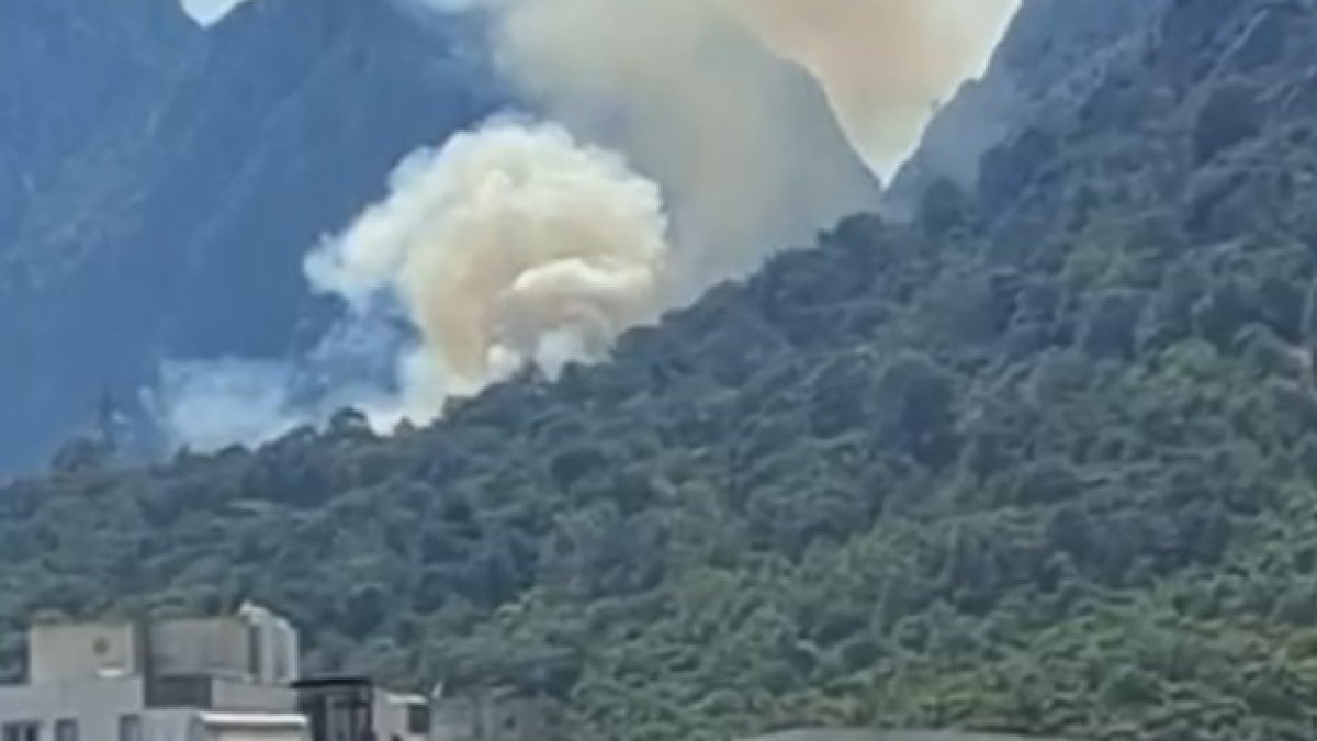 Antalya’da orman yangını