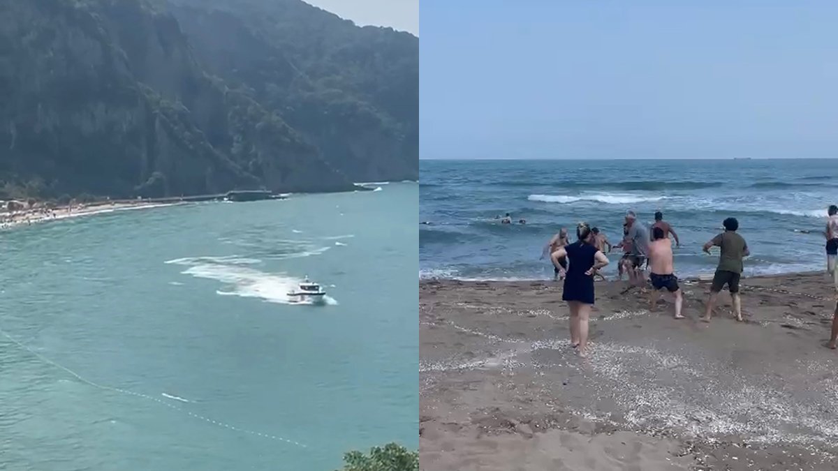 3 saatte 9 kişi boğulma tehlikesi atlattı: Denize girmek yasaklandı