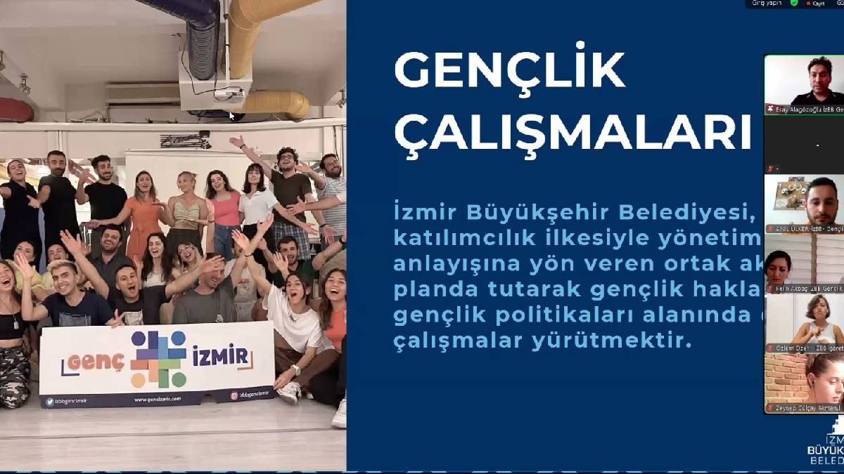 İzmir'de genç perspektifiyle e-çalıştay düzenlendi
