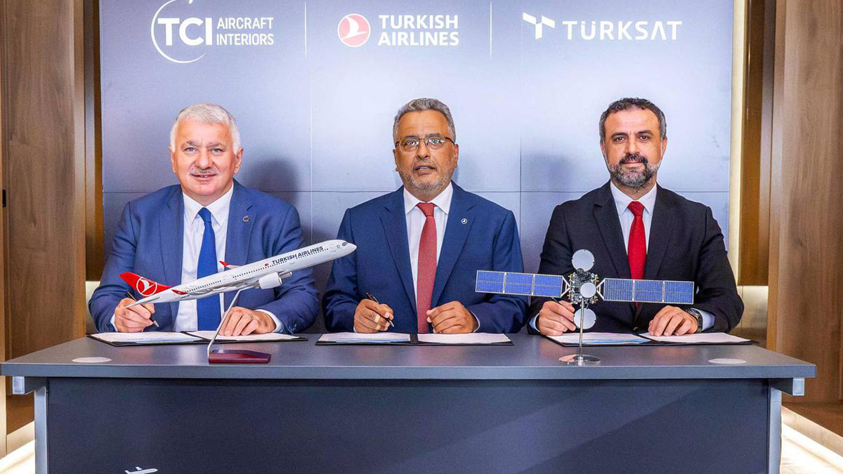 THY ve Türksat uçaklarda ücretsiz ve sınırsız internet için anlaştı