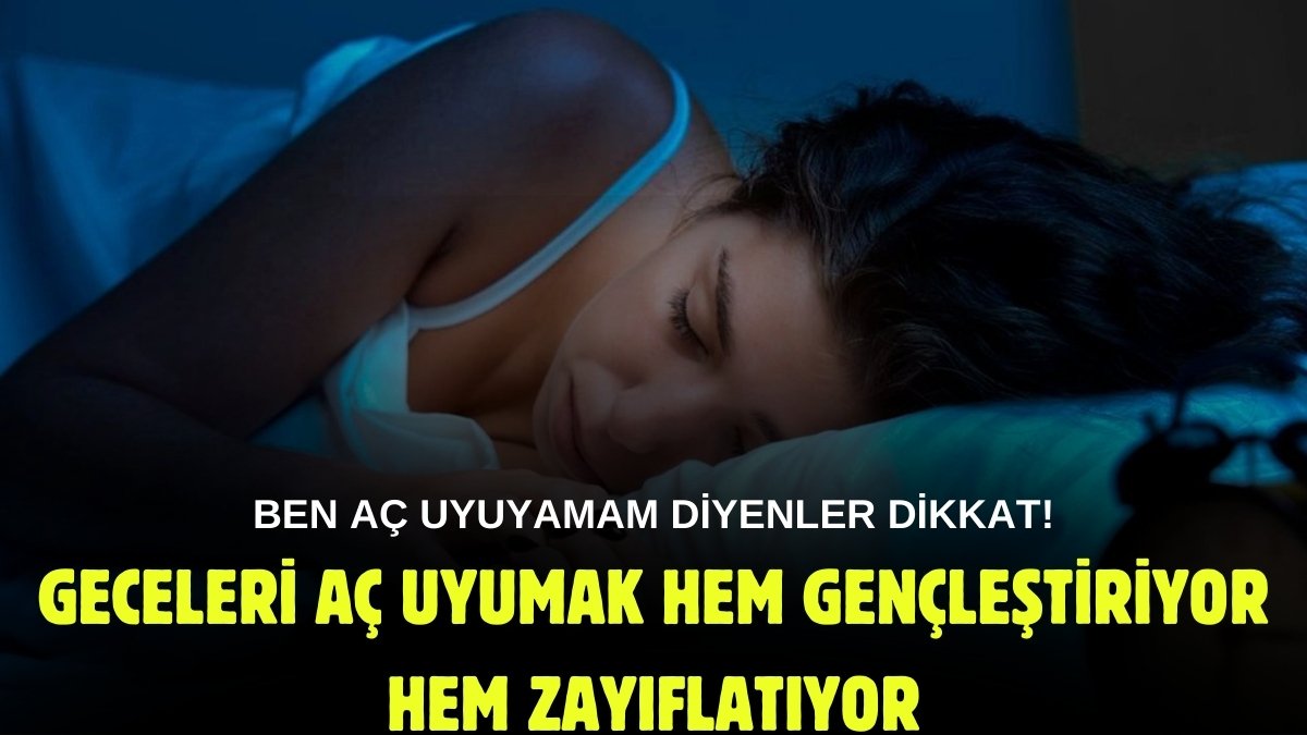 Geceleri aç uyuyun! Gençliğin ve kilo vermenin sırrı buymuş: Aç uyumanın faydası saymakla bitmiyor