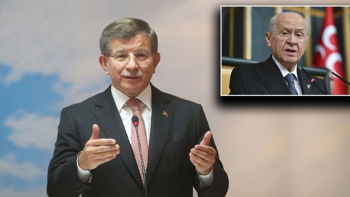Davutoğlu'ndan Bahçeli'nin 154 kişilik listesine tepki: Günün fıkrası...