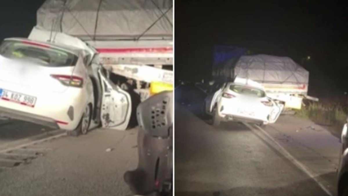 Amasya'da meydana gelen trafik kazasında ABD'li aile zor anlar yaşadı