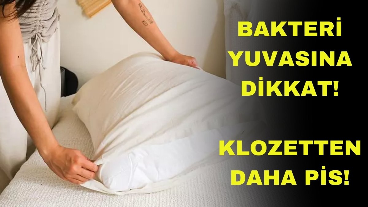 Klozetten bile daha pis! Masum görünen yastıklar bakteri saçıyor: Uzman isim üstüne basa basa uyardı