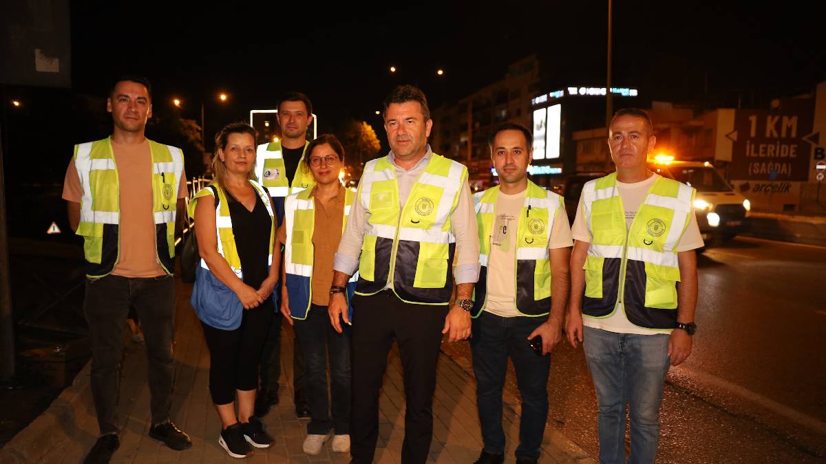 Büyükşehir’den daha temiz bir Bursa için gece mesaisi