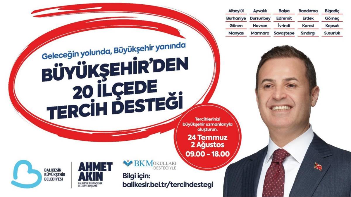 Gençler, üniversite tercihini Büyükşehir ile yapacak