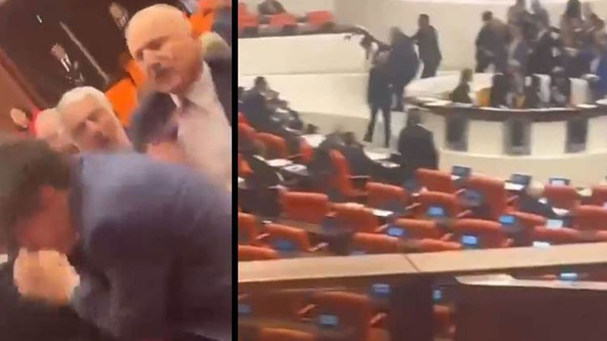 Meclis'te 'AK Parti hırsızlık yapıyor' kavgası: AK Partili Karaismailoğlu DEM Partili Bozan'a tokat attı